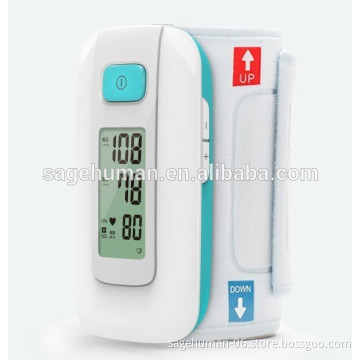 Integrated blood pressure monitor with pulse rate